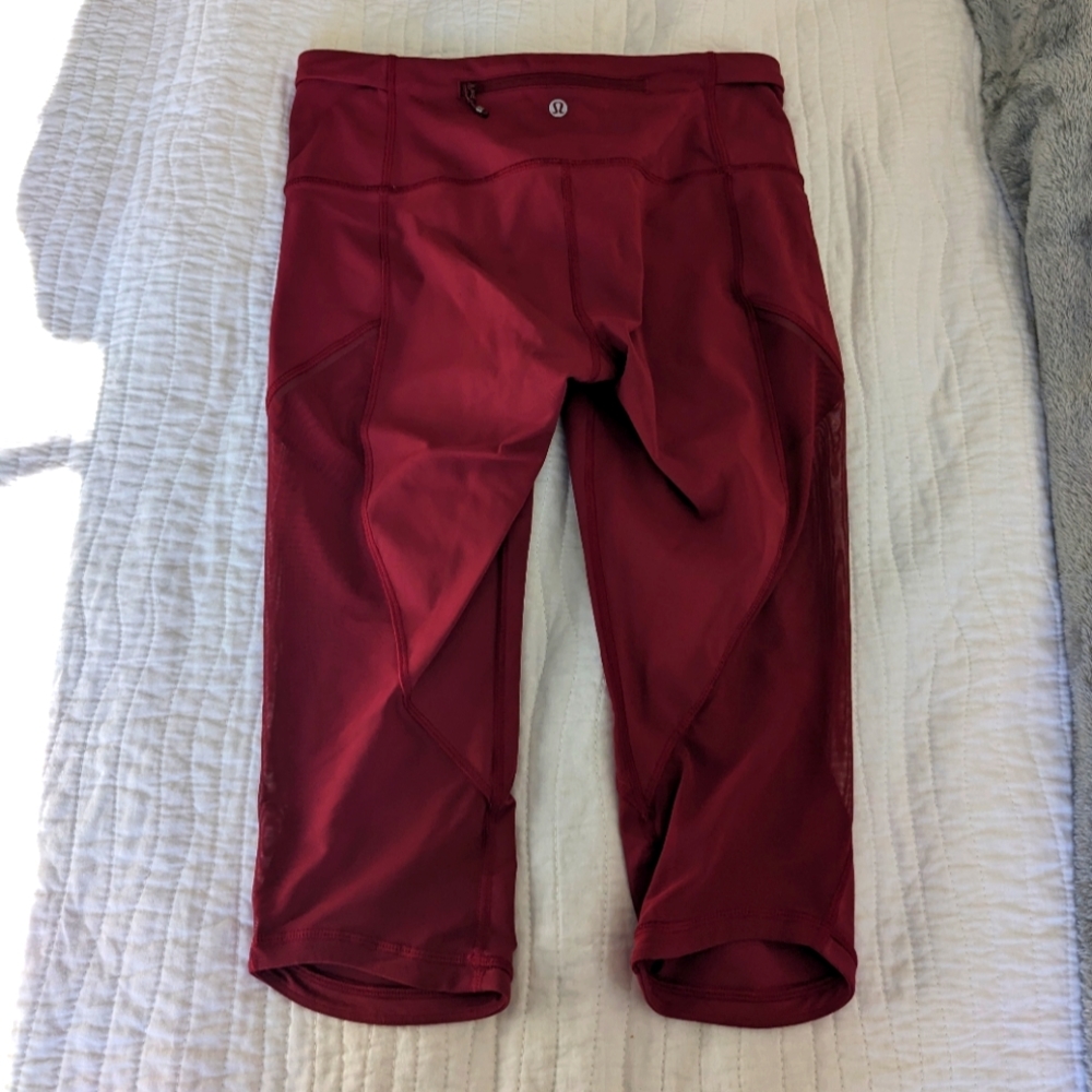 Lululemon Red Leggings